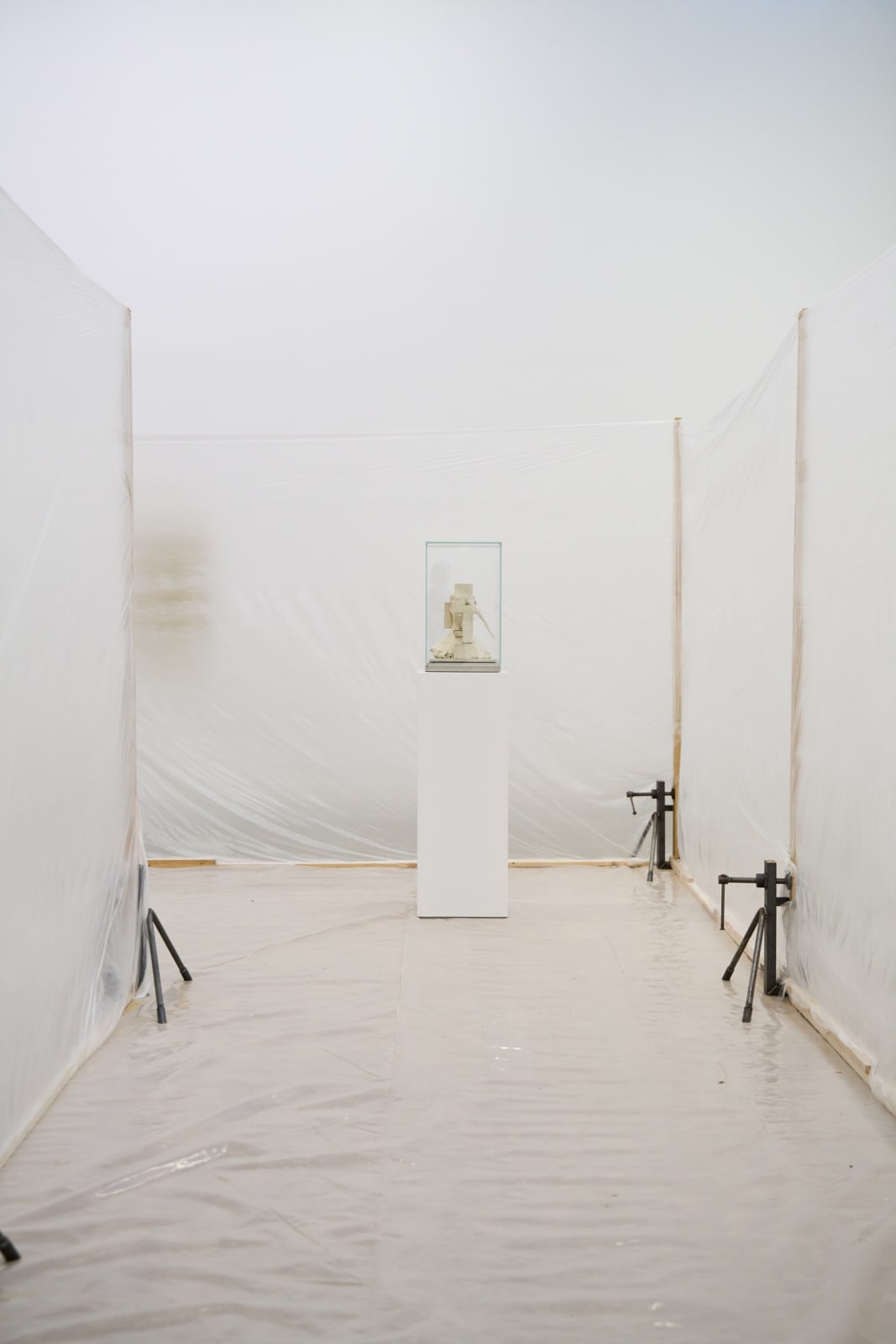 Installation view of Mark Mander's exhibition at Fondazione Sandretto Re Rebaudengo, Turin, Italy.