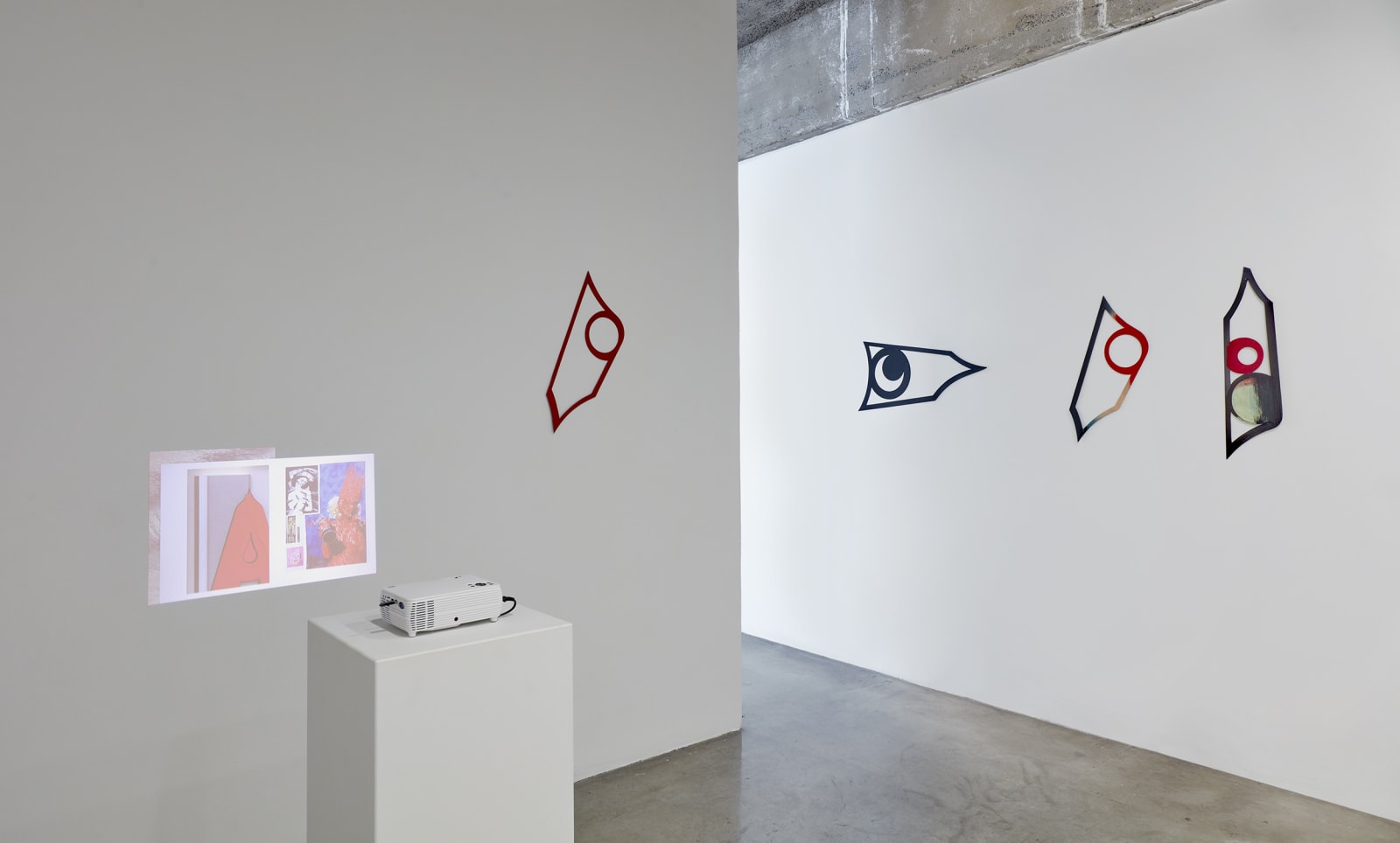 Thomas Scheibitz's installation images.