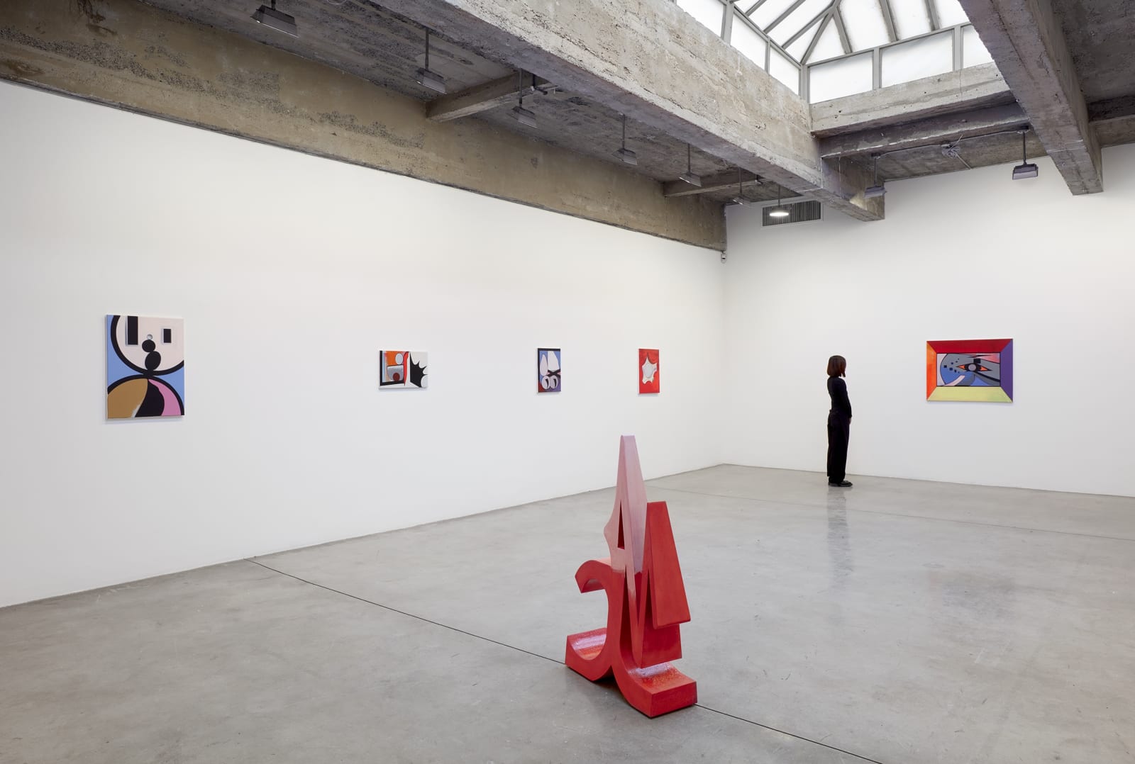 Thomas Scheibitz's installation images.