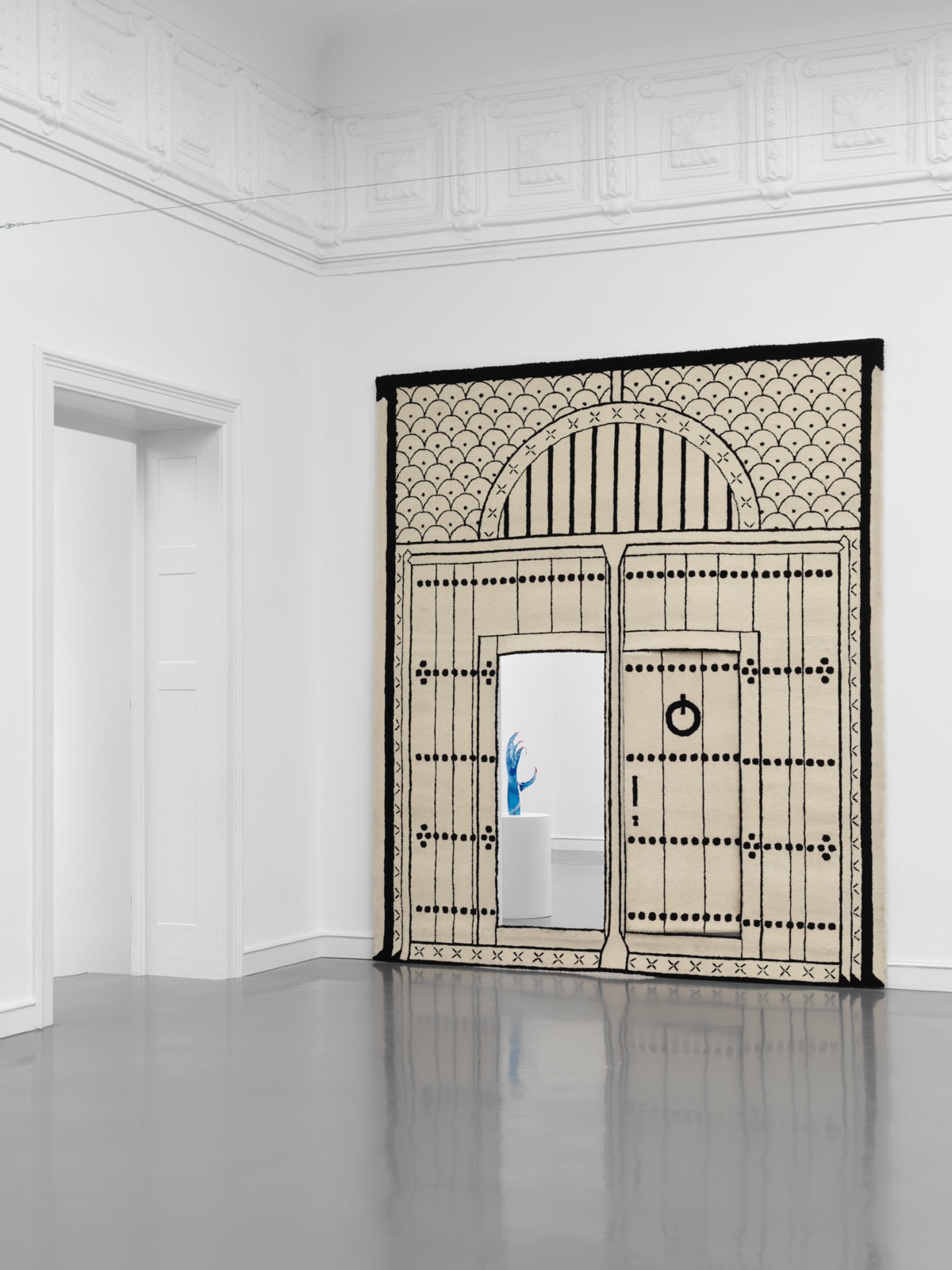 Installation image of Slavs and Tatars: Simurgh at Staatliche Kunsthalle Baden-Baden, Germany.