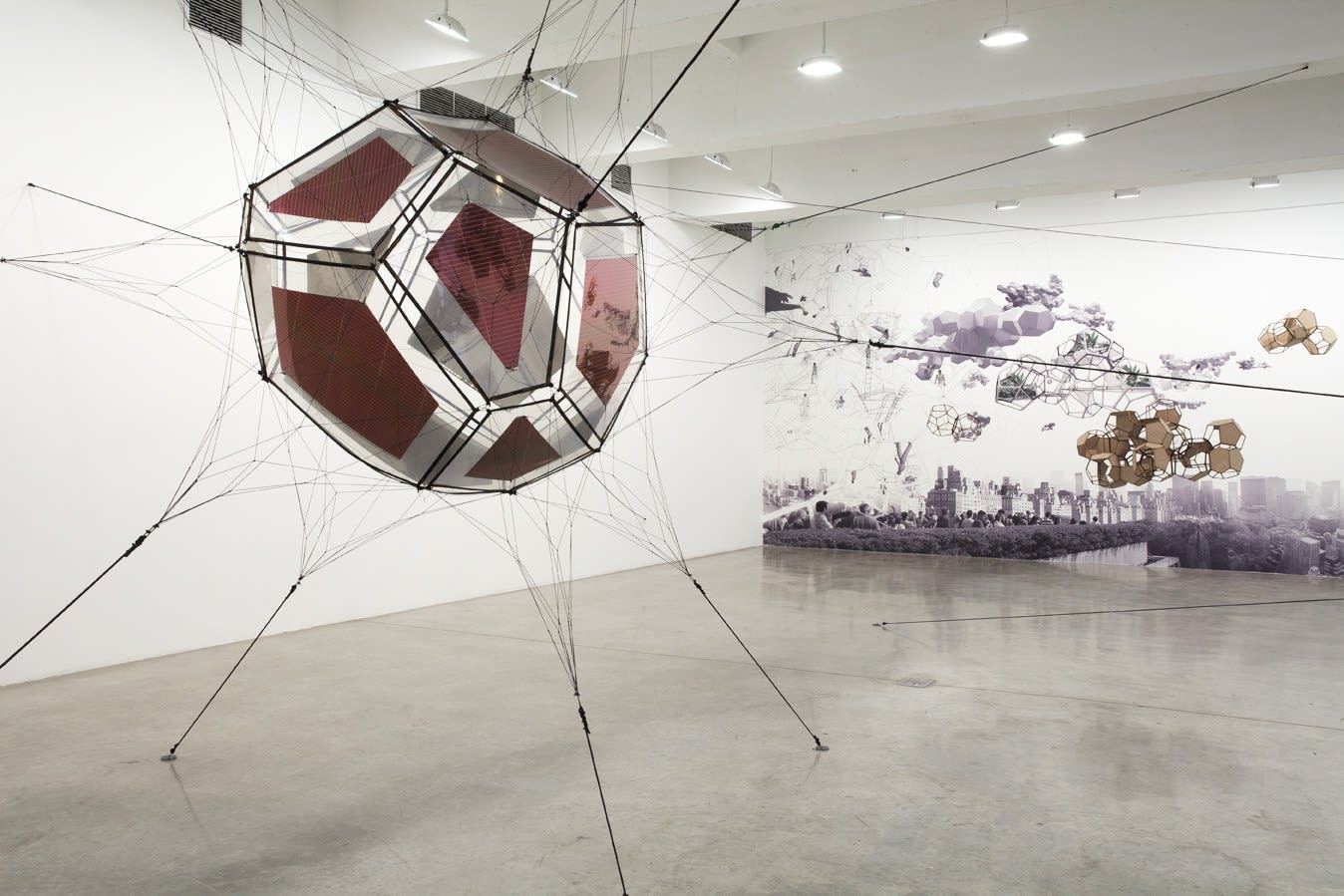 Saraceno air port city installation view