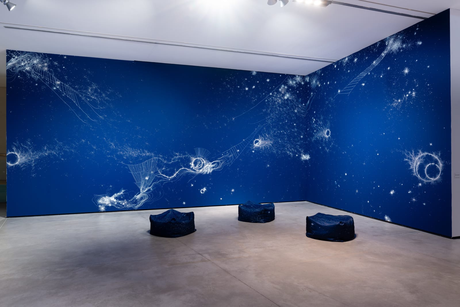 Sandra Cinto installation images in Spain.