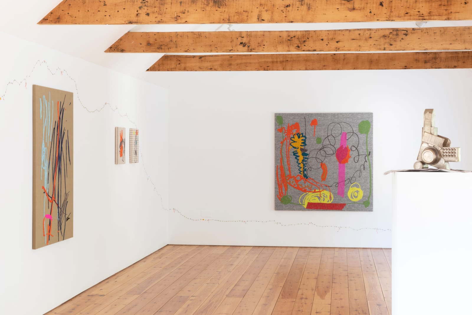 Installation view, Amalia Pica, Keepsake, CAMPLE LINE, 2025. Photo by Mike Bolam.