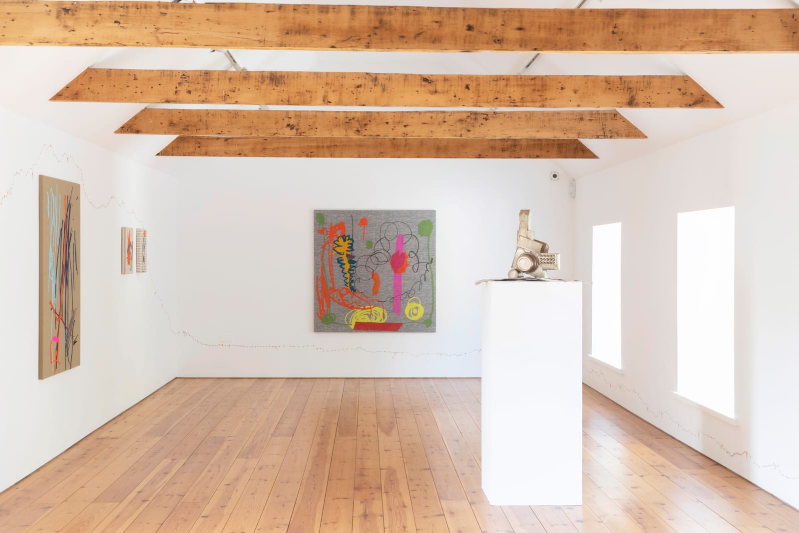 Installation view, Amalia Pica, Keepsake, CAMPLE LINE, 2025. Photo by Mike Bolam.