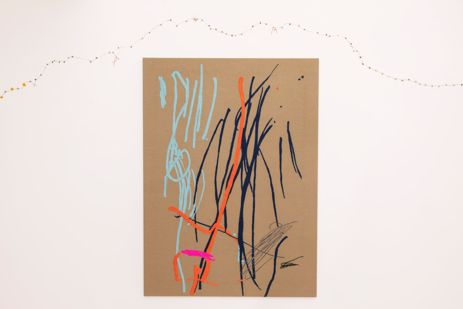 Installation view, Amalia Pica, Keepsake, CAMPLE LINE, 2025. Photo by Mike Bolam.