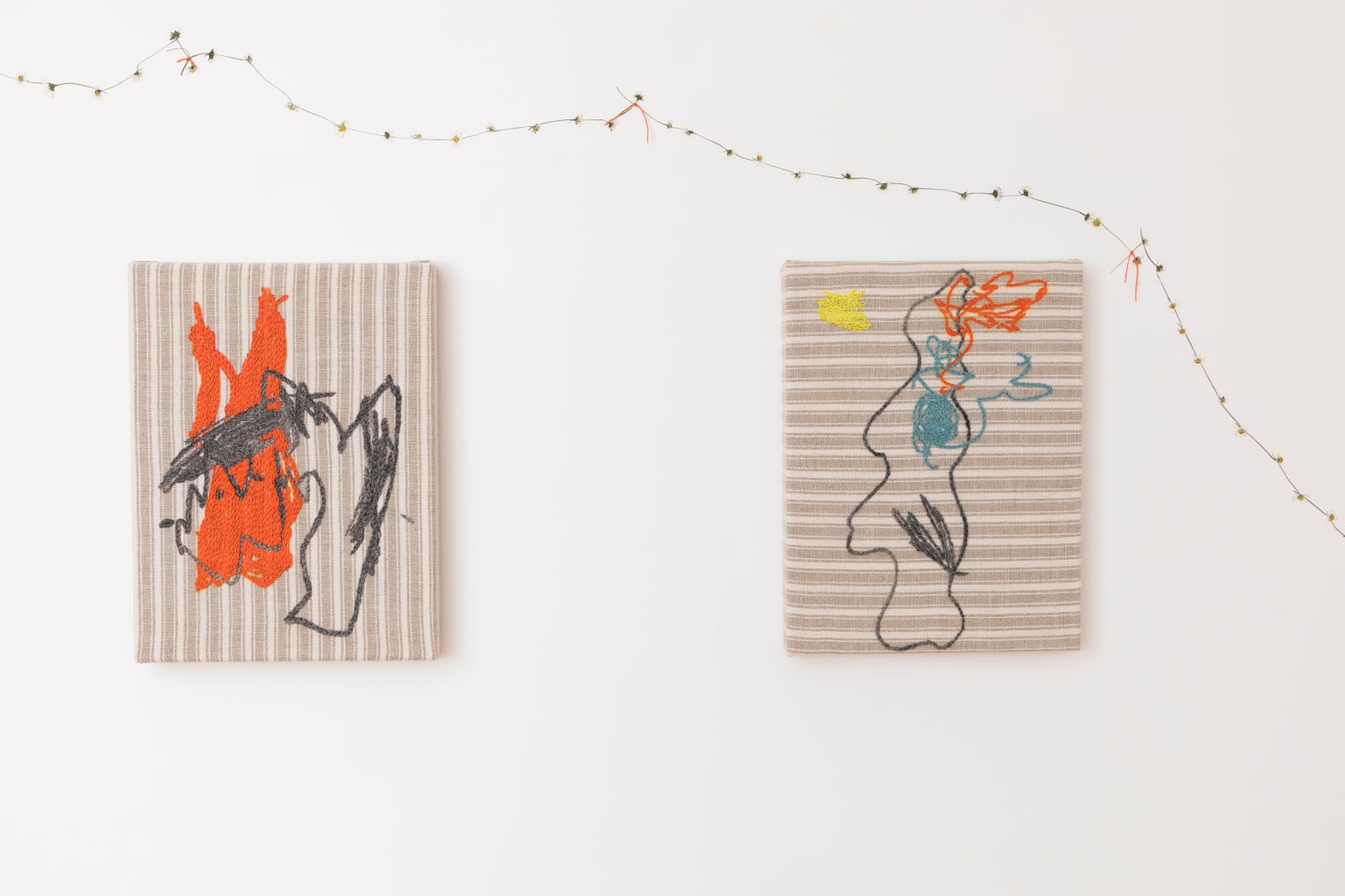 Installation view, Amalia Pica, Keepsake, CAMPLE LINE, 2025. Photo by Mike Bolam.