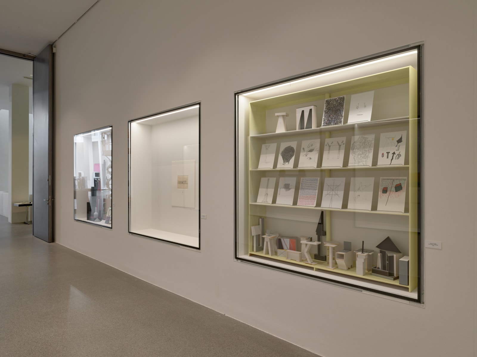 Installation view at Staatliche Graphische Sammlung München, Photo by Herbert Boswank.