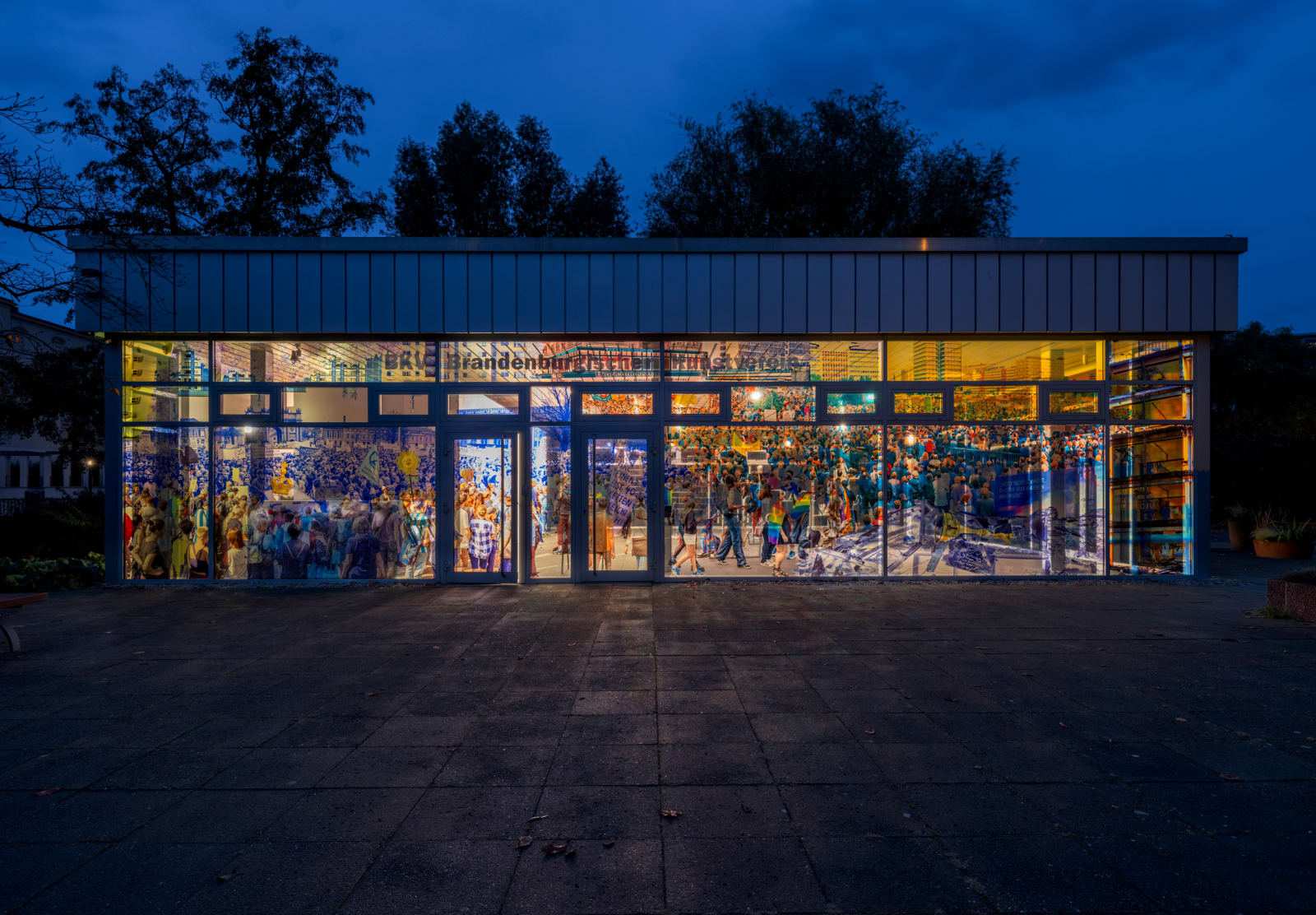 Installation view of Sabine Hornig exhibition.