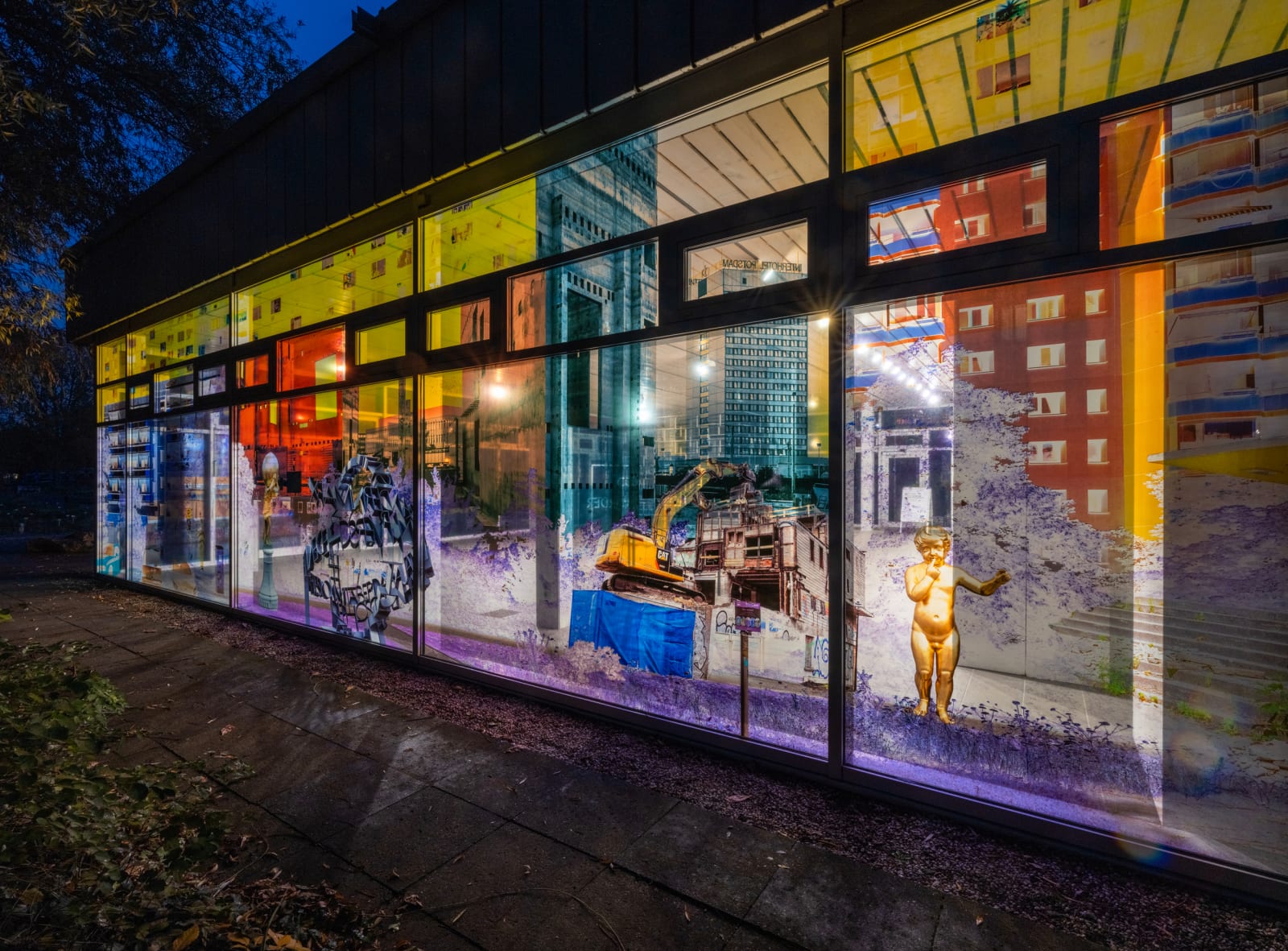 Installation view of Sabine Hornig exhibition.