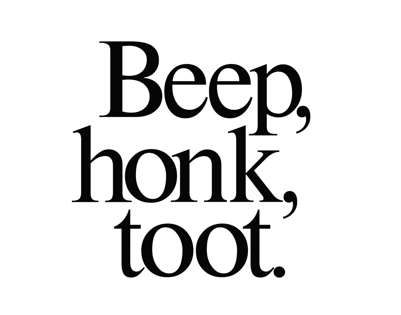 Haim Steinbach, beep honk toot, 1989