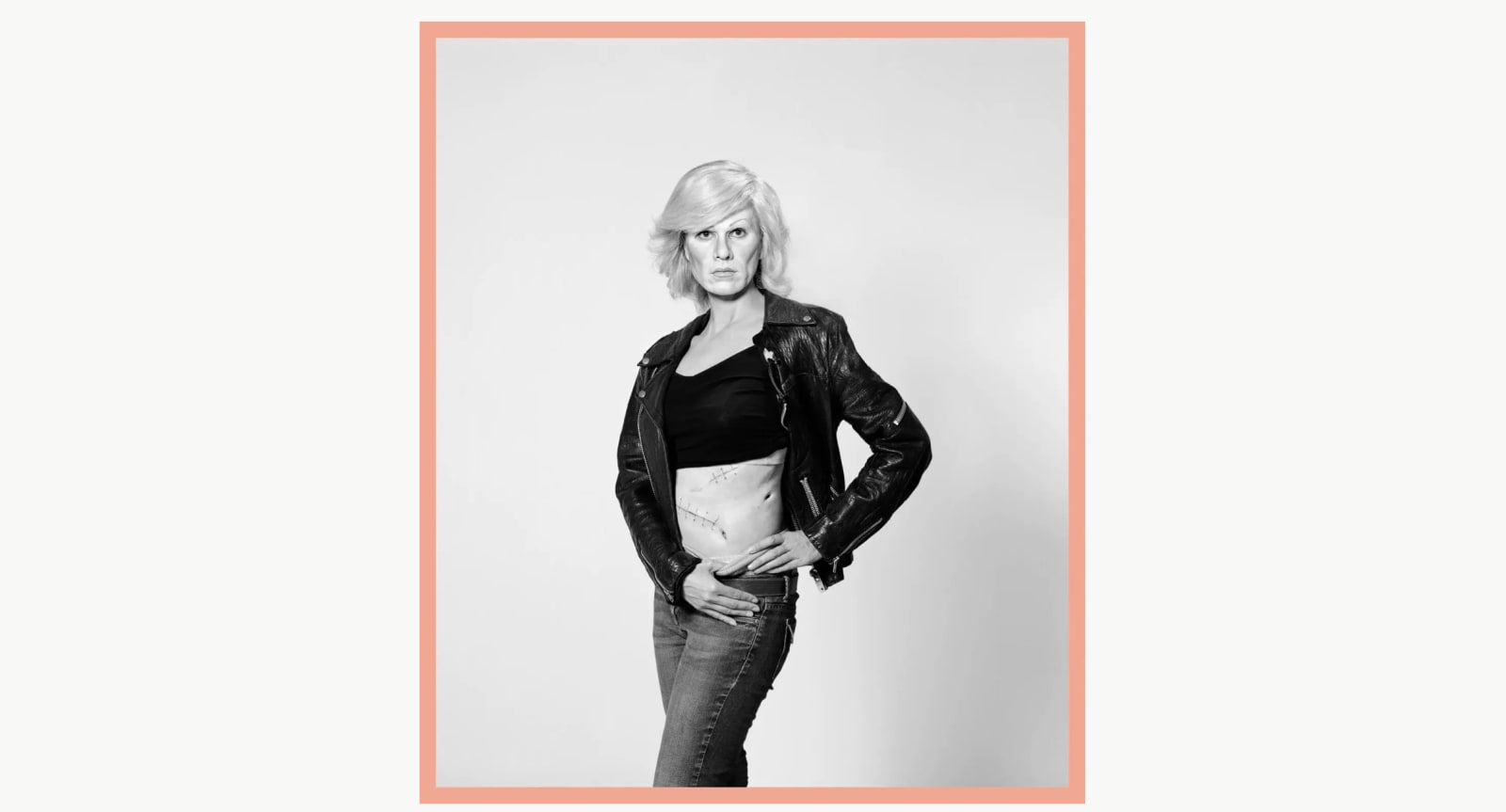 Gillian Wearing ('Me as Warhol in Drag with Scar'), by Gillian Wearing,