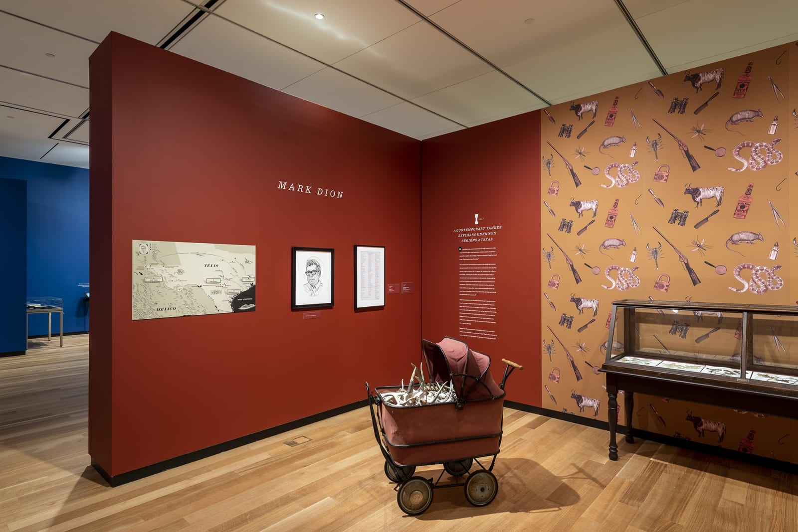Dion install view Amon Carter