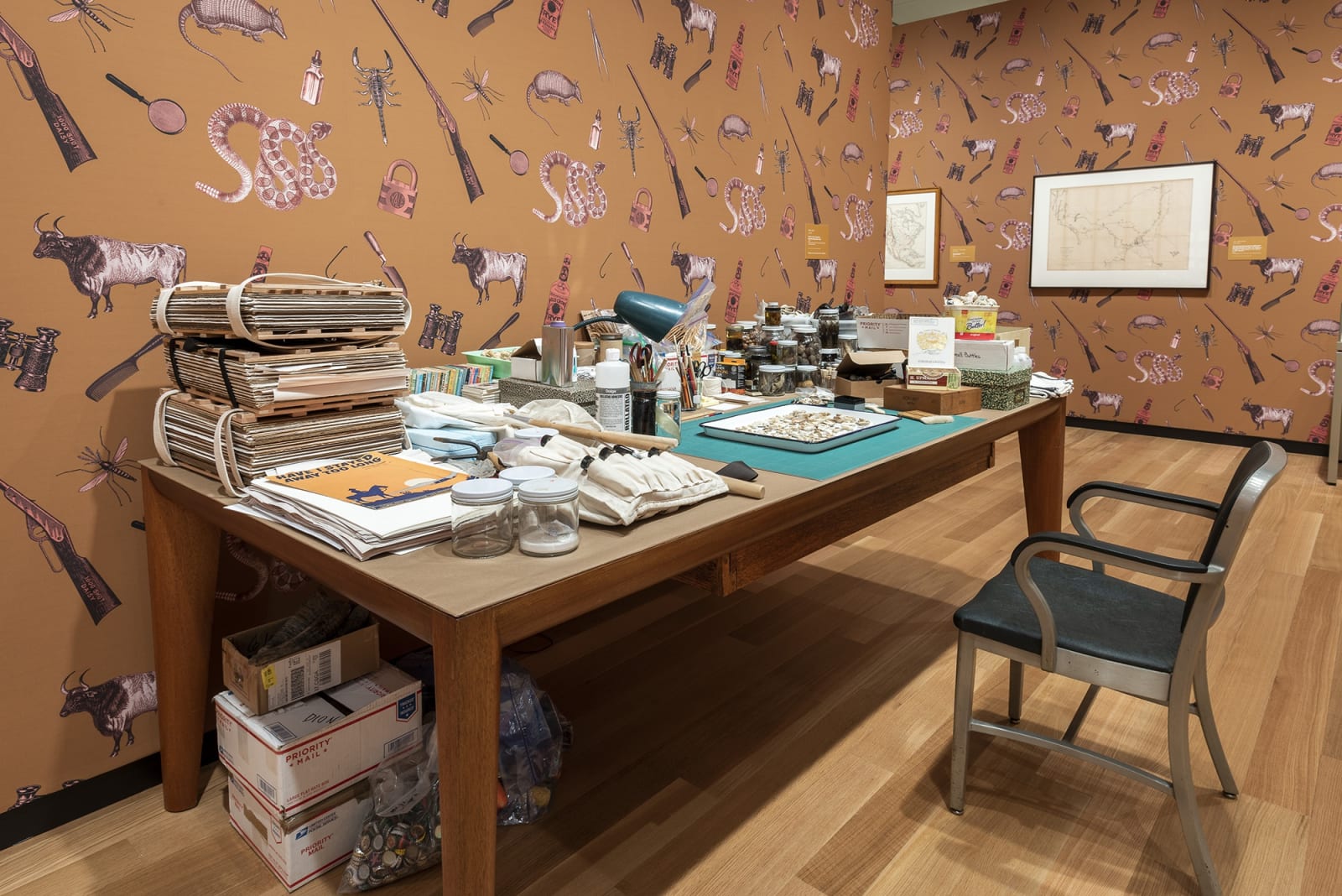 Dion install view Amon Carter