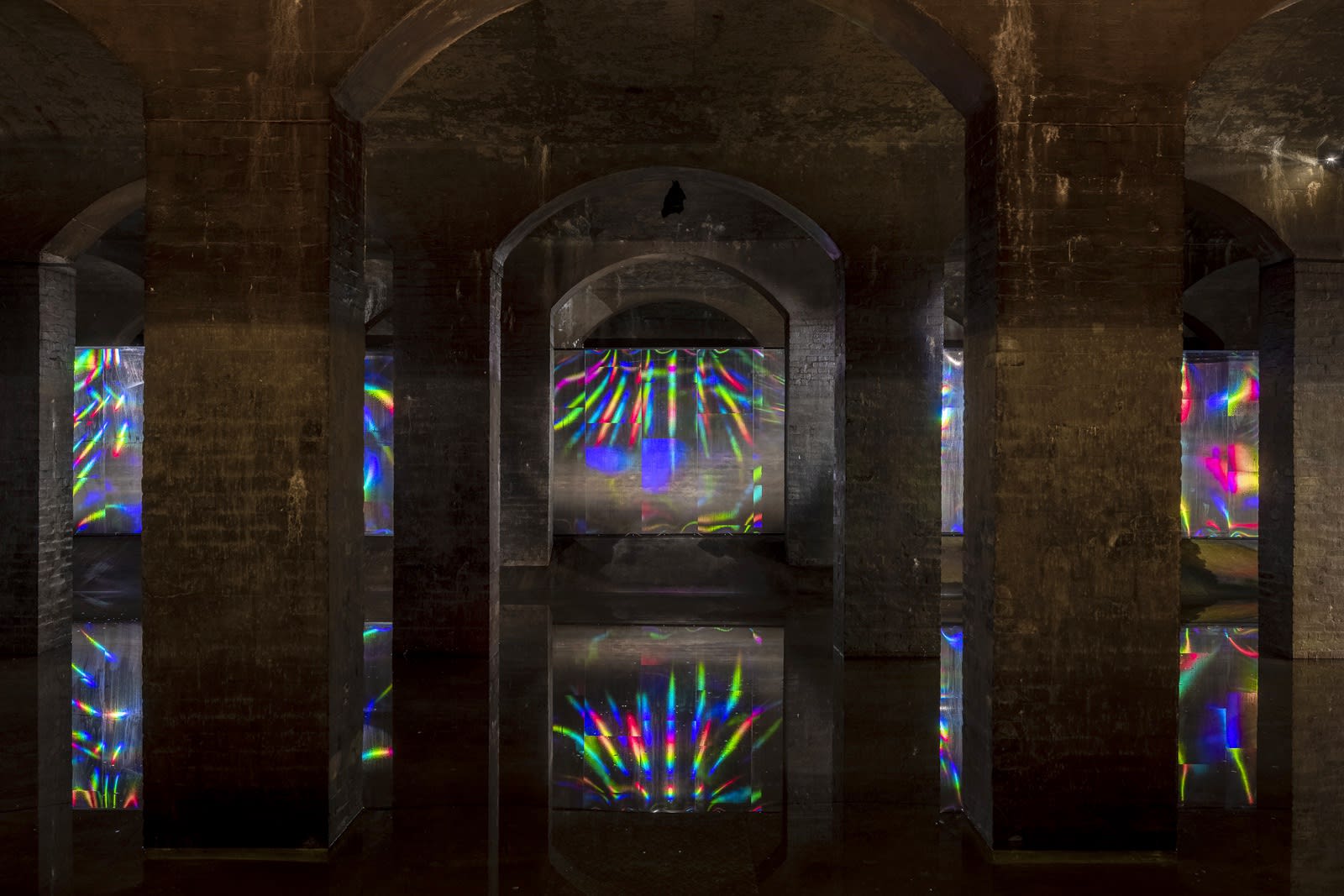 Installation view of Kimsooja: Weaving the Light..
