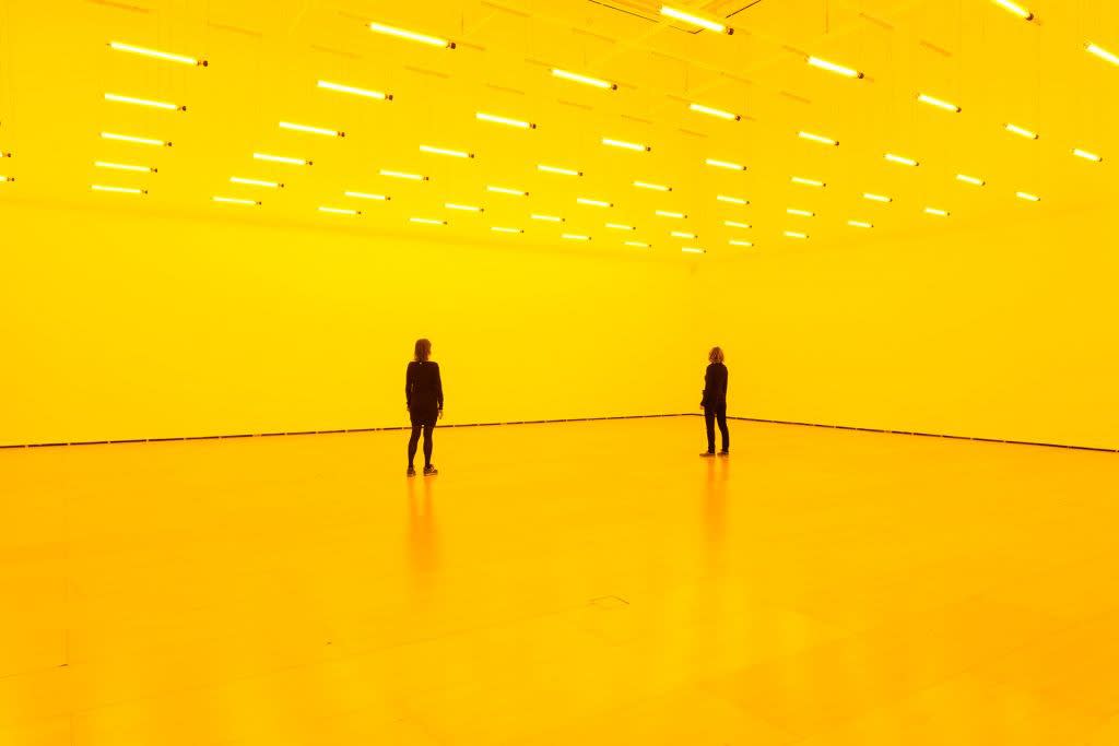 image of eliasson, yellow room