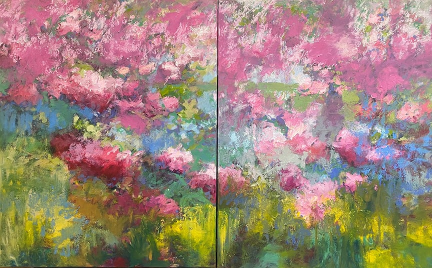 Laurie Clements, Lost in the Peonies, 2025