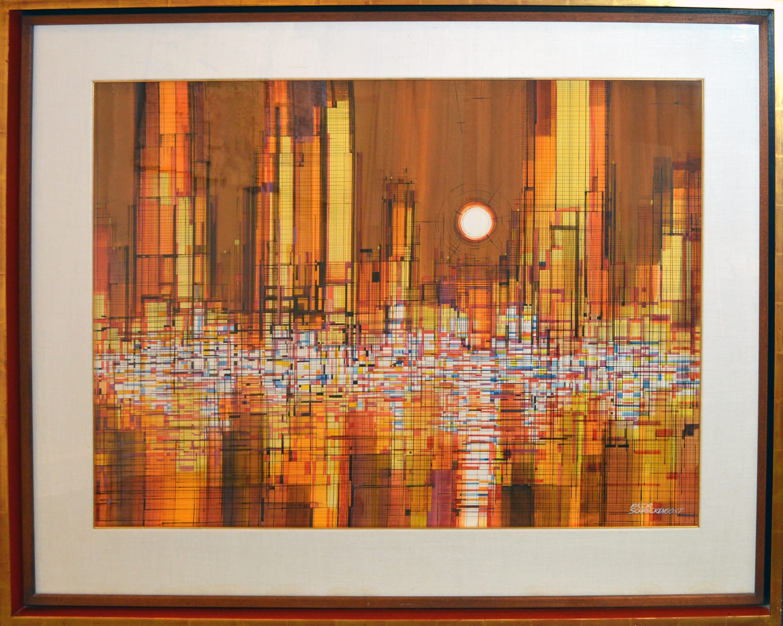Viktor Schreckengost, City Lights II, 1970