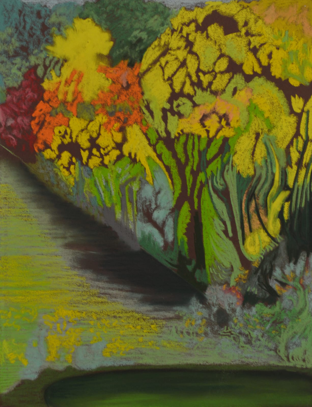 Brinsley Tyrrell, No. 12 BT 58-Fall & the Green Pond, 2017