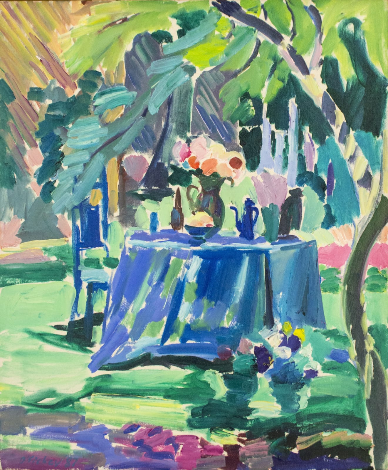 Joseph O'Sickey, Small Summer Garden, 1987