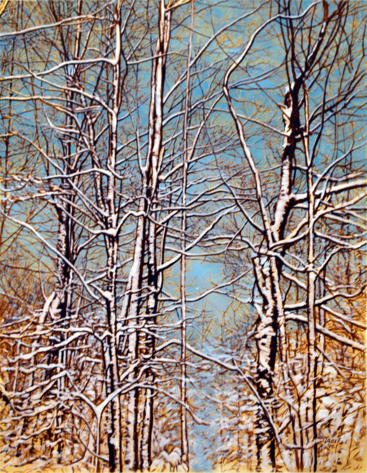 John Troxell, Winter Trees, 2017