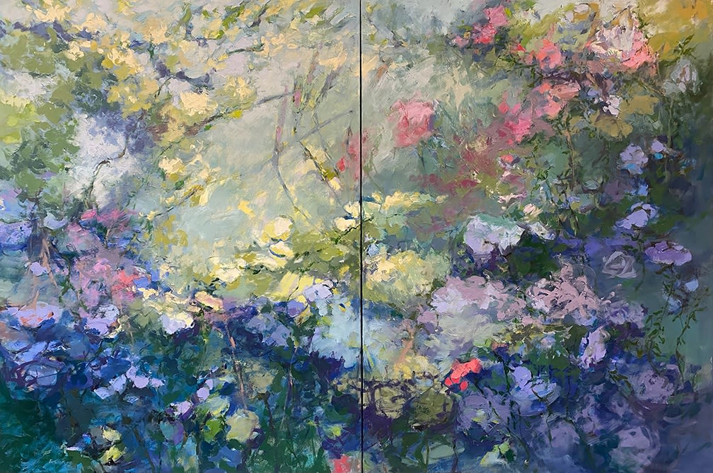 Laurie Clements, Summertime Blues (diptych)