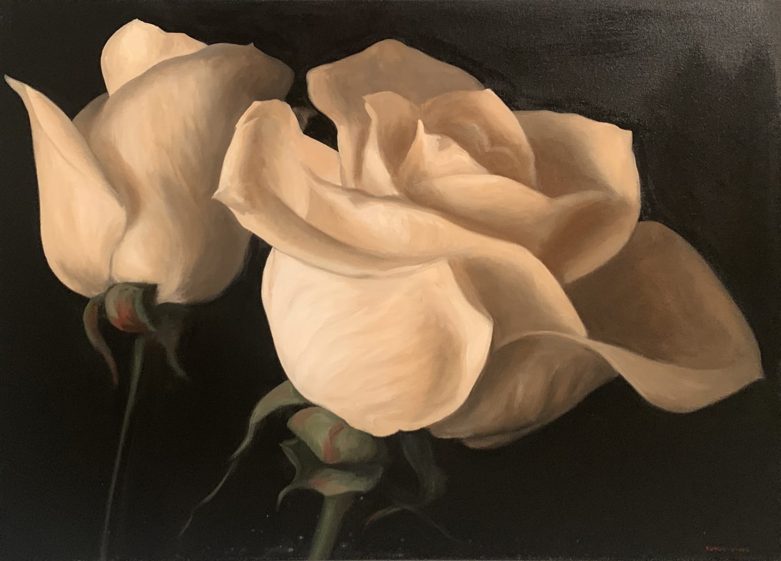 Eric Kunde, White Roses , 2008
