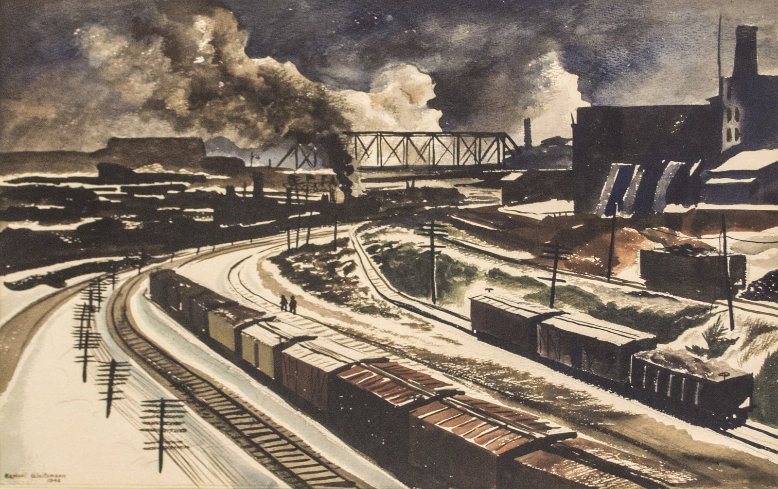 Raphael Gleitsman, Approach to the City, 1946