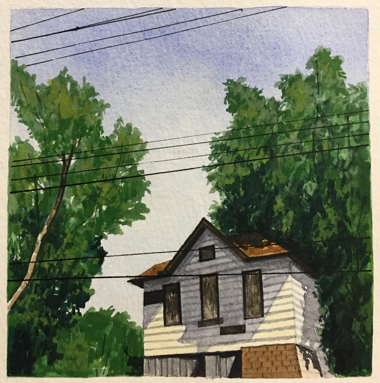 Christopher Burk, Connected - Cleveland, The Flats II, 2016