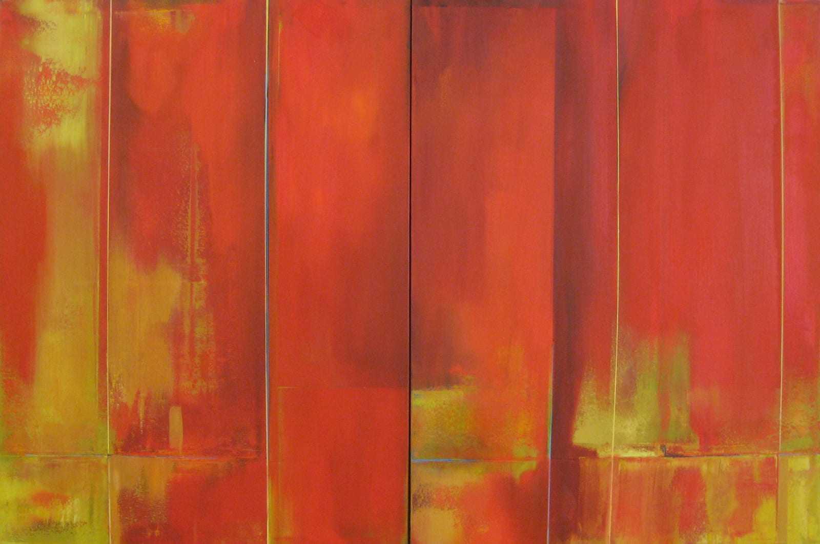 Kathleen Hammett, Red Rover (diptych), 2008