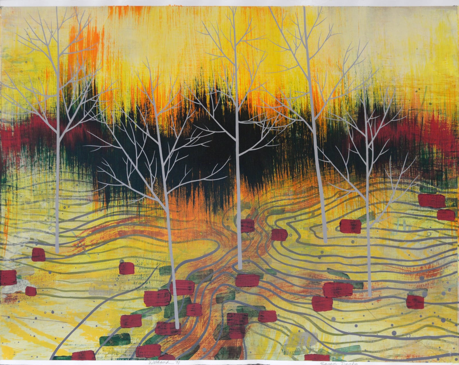 Susan Danko, Wetland #71, 2018