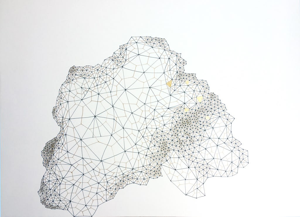 Christine Mauersberger, Gold Tesselation.9, 2017