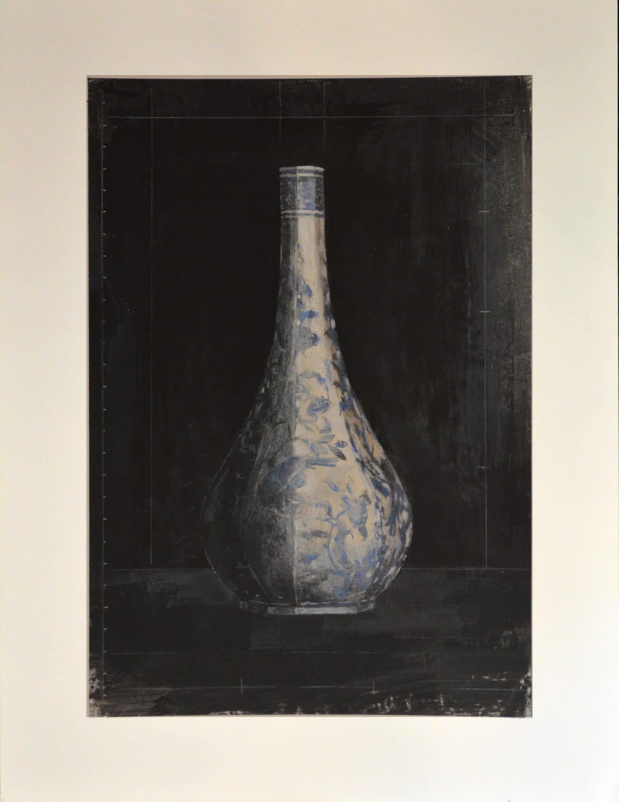 Michael Kellers, Study for blue & White Vase, 2015