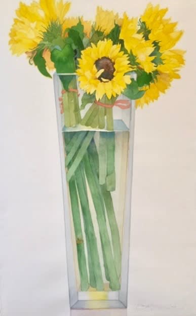 Gary Bukovnik, Tall Sunflowers, 2018
