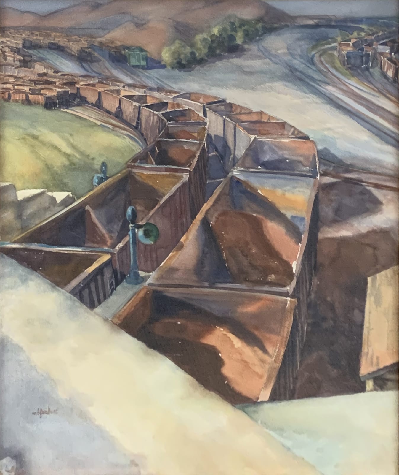 Mary Lou Ferbert, Train Cars