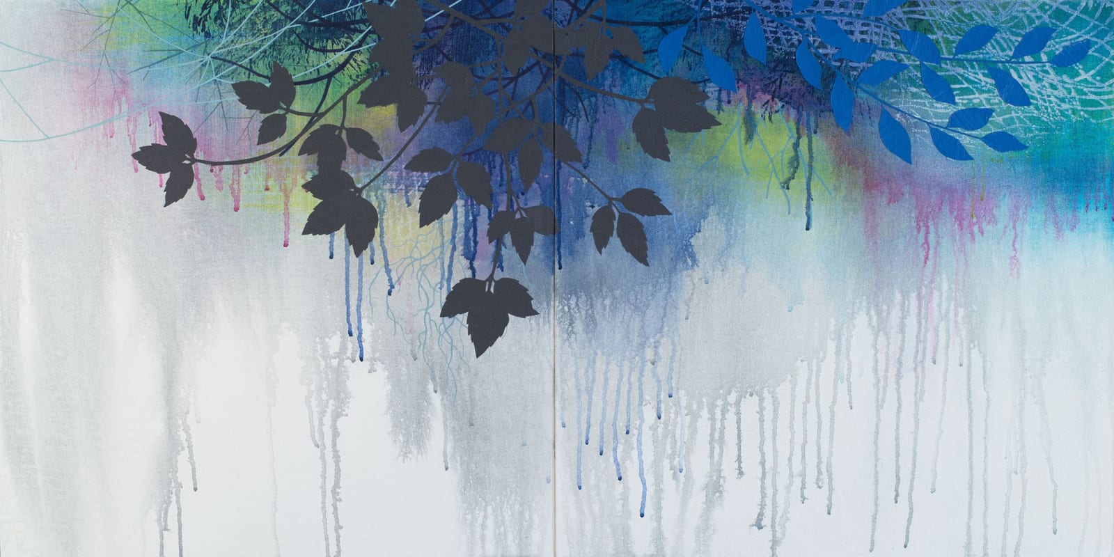 Susan Danko, Tapestry I (diptych), 2021