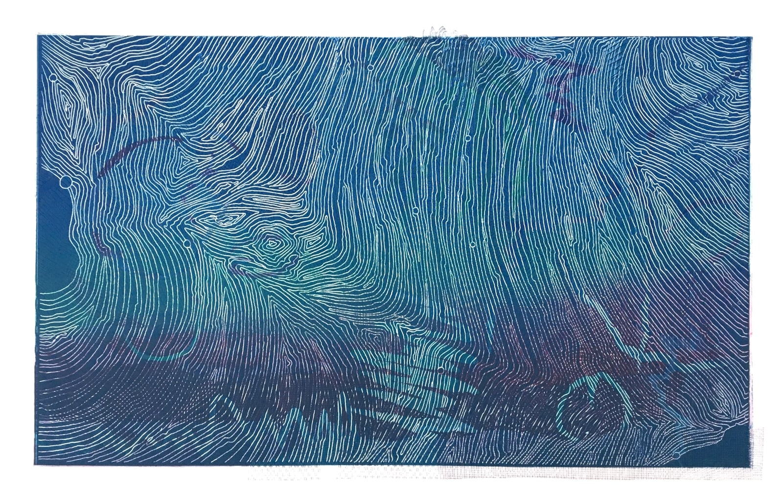 Lisa Schonberg, Water Reflection, Under or Over? #1, 2019