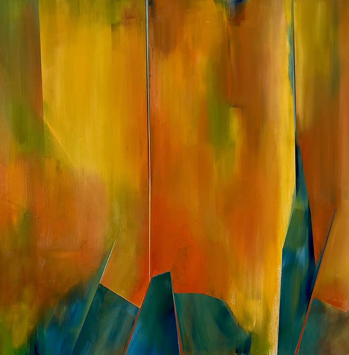 Kathleen Hammett, Blue Shards, 2024