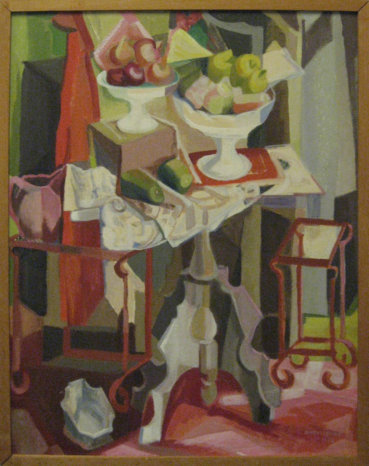 Clara Deike, E304 Still Life on Table, 1952