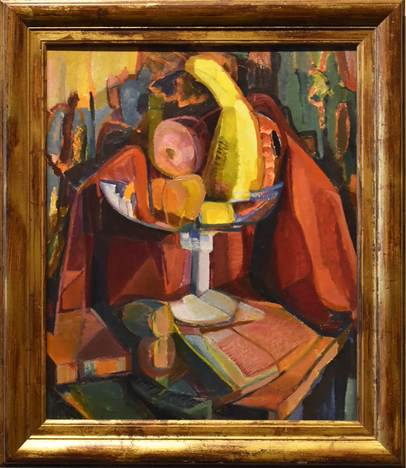 Clara Deike, Blue Table Still Life, 1935