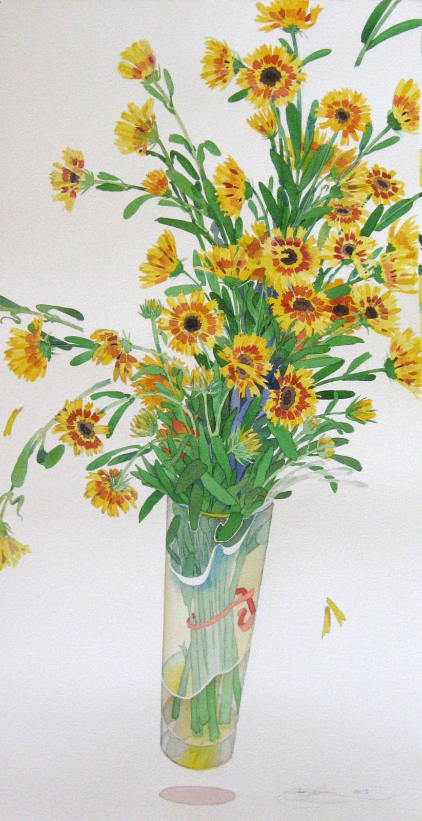 Gary Bukovnik, Daisies Take Flight, 2012