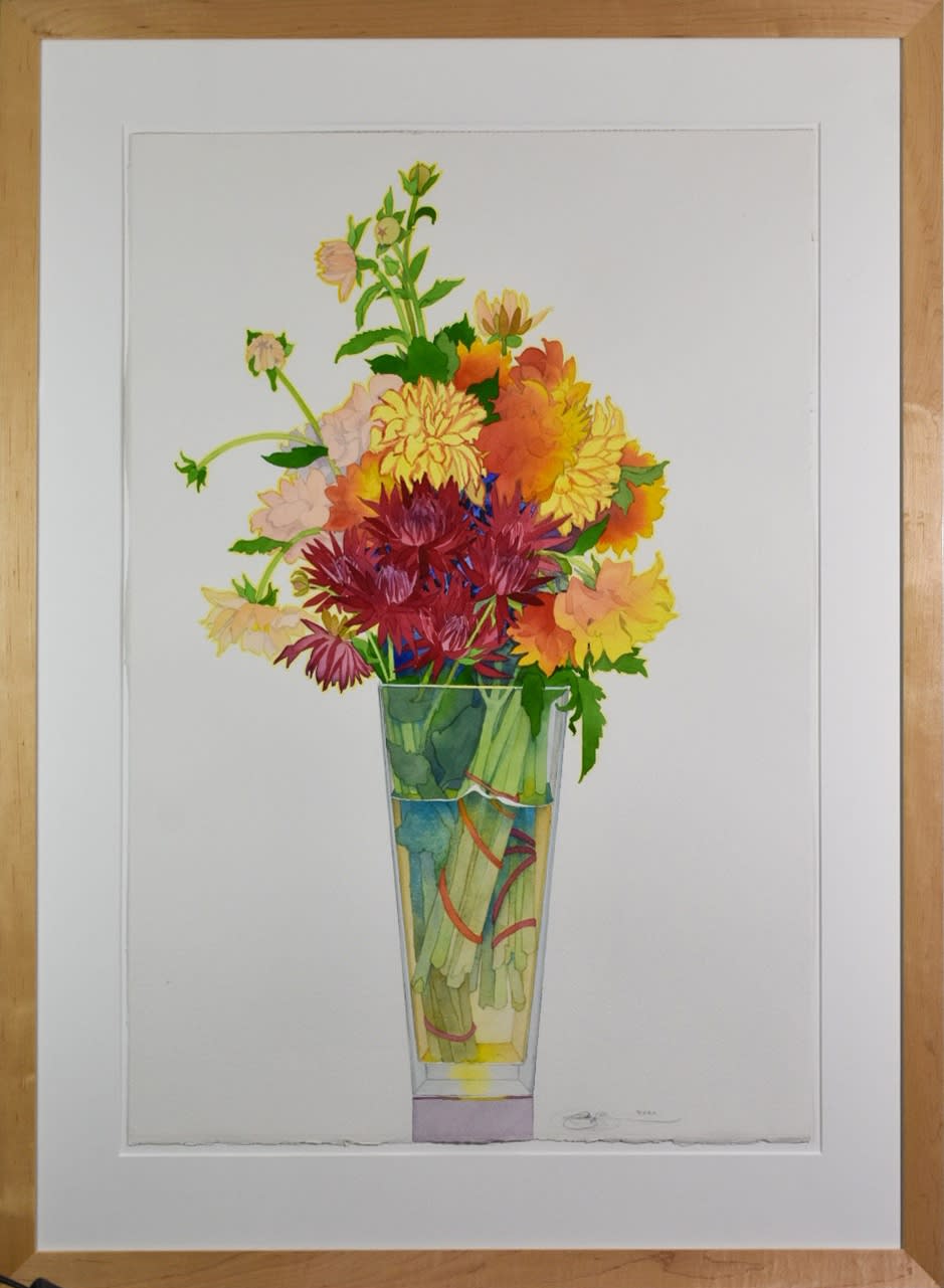 Gary Bukovnik, Summer Dahlias, 2020