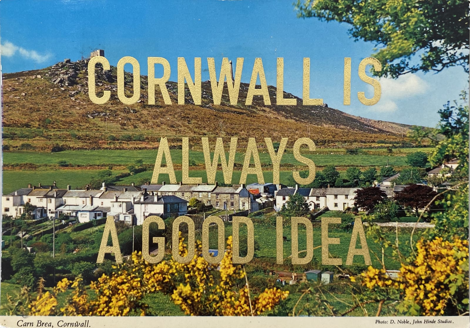 Dave Buonaguidi, Cornwall Is Always A Good Idea Postcard