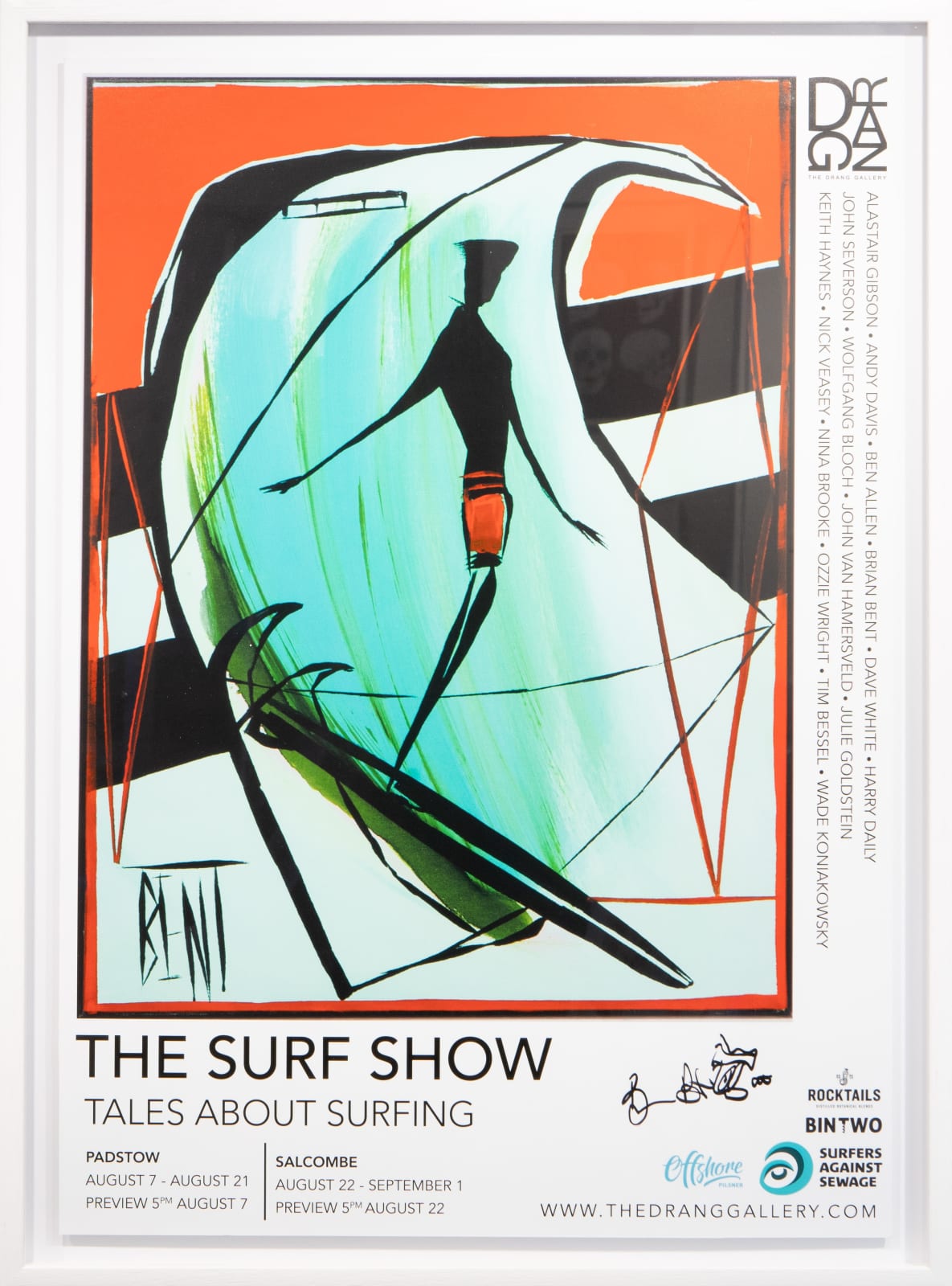 Brian Bent, Jazz Series Surfer - Surf Show Poster