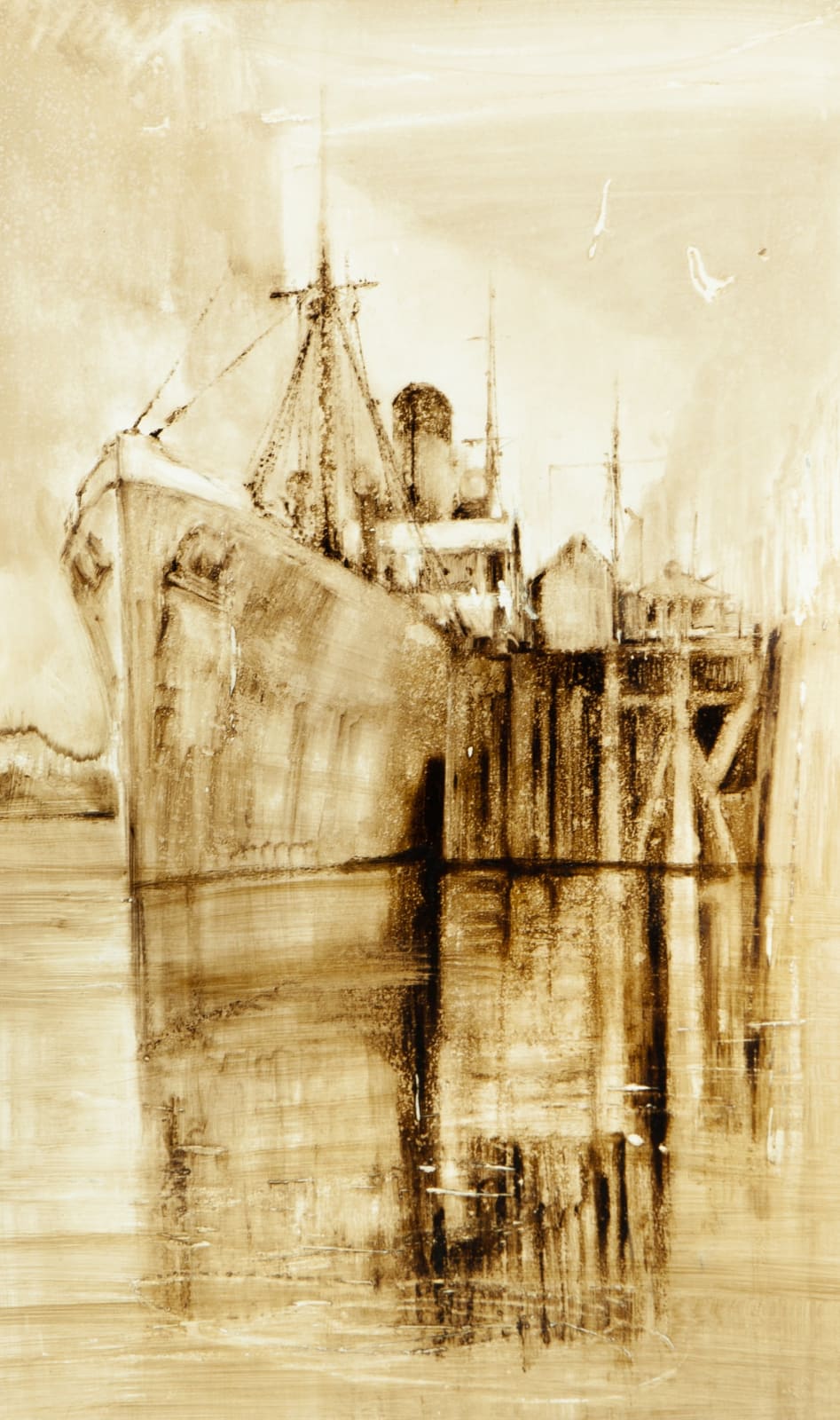 Anthony Amos, At The Quay Wall