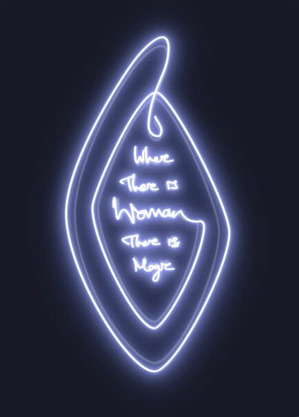 Lauren Baker, Woman Magic Neon