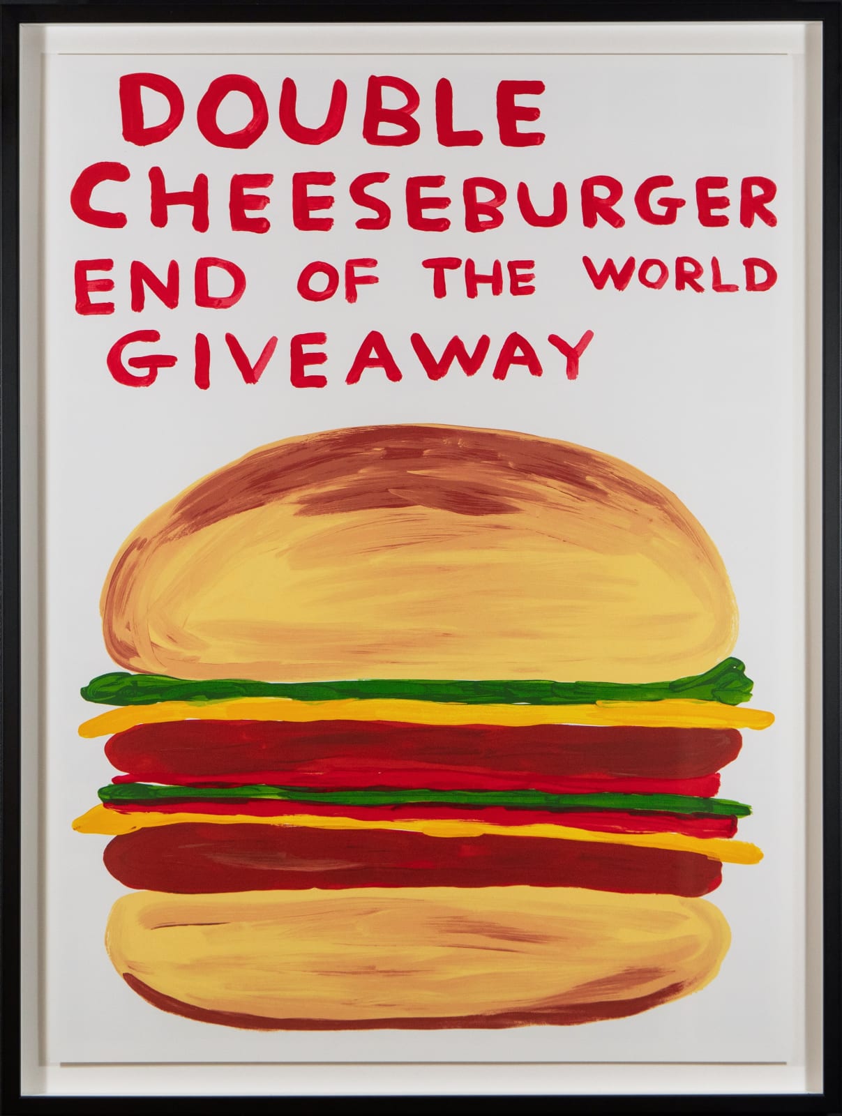 David Shrigley, Double Cheeseburger End Of The World