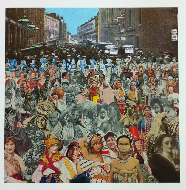 Peter Blake, London: Petticoat Lane - One Hundred Women