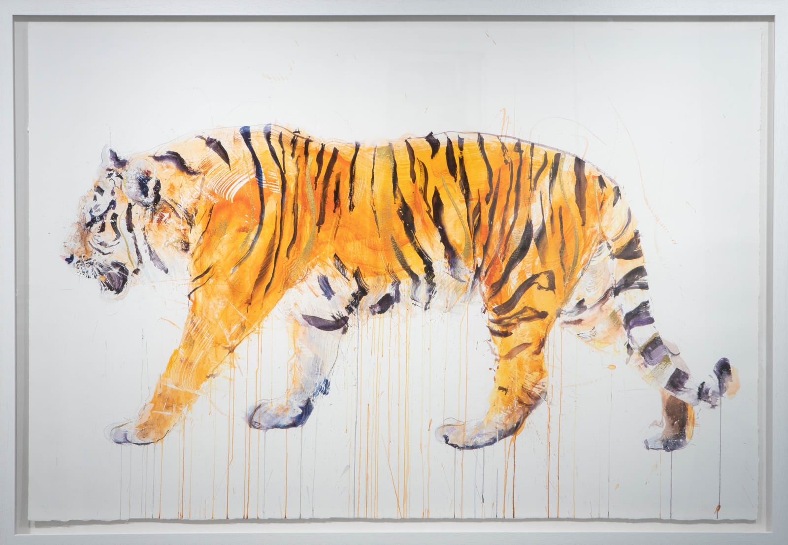 Dave White, Tiger XXL - Gold Leaf