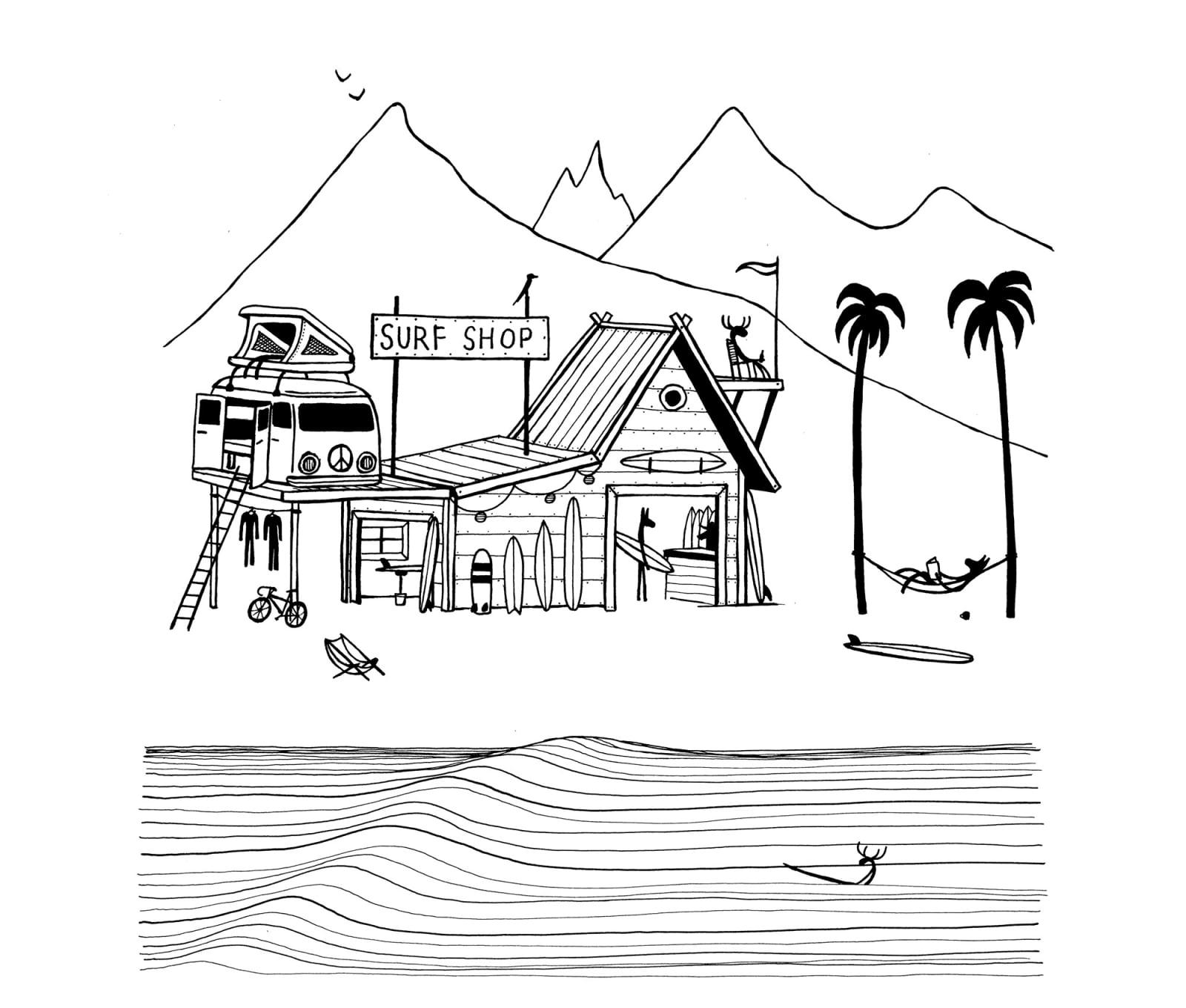 Jonas Claesson, Surf Shop