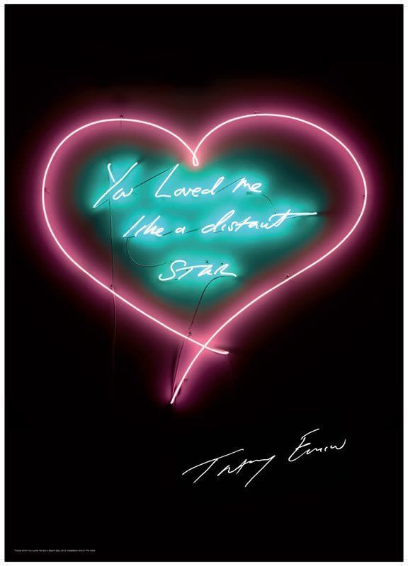 Tracey Emin, You Loved Me Like A Distant Star